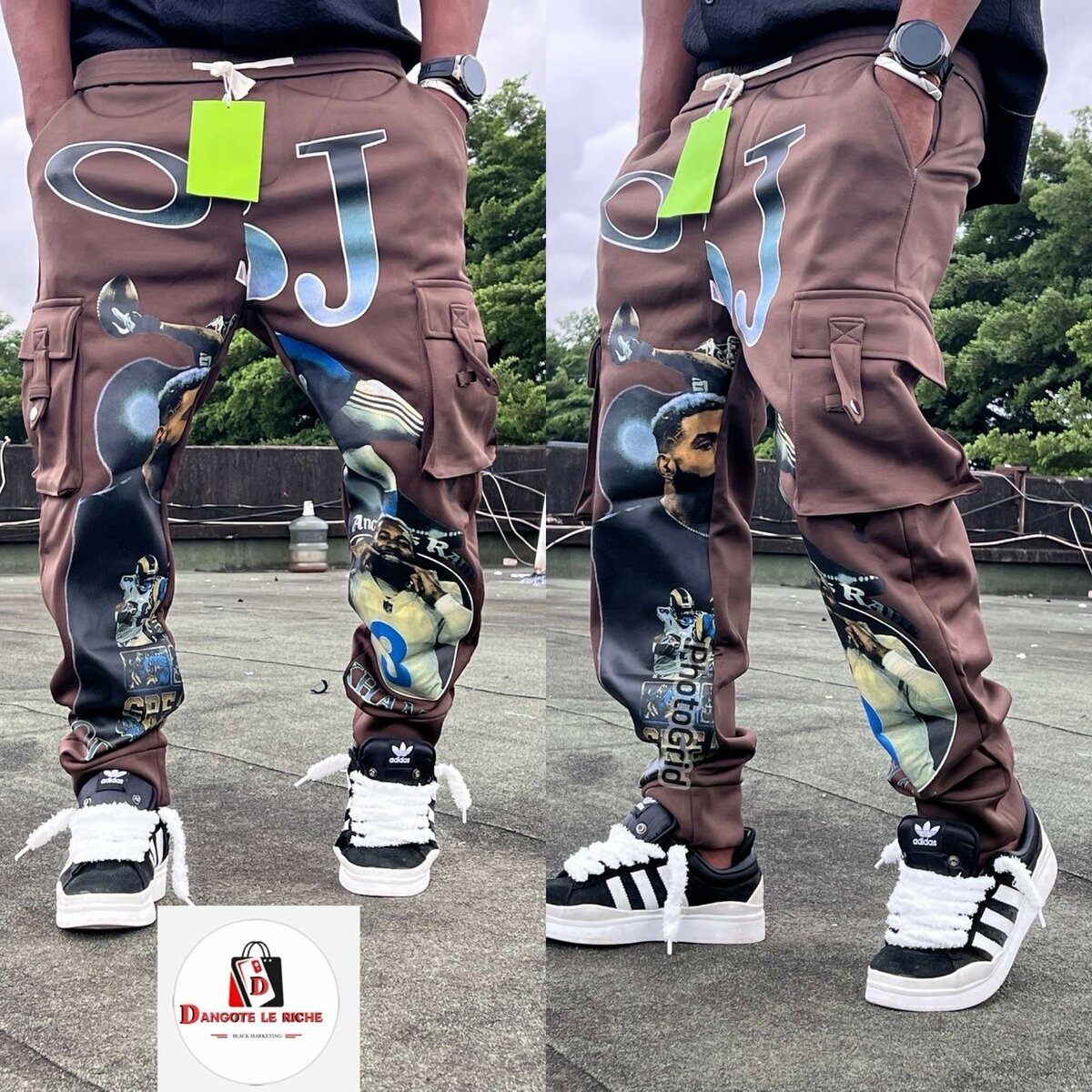 Pantalon cargo streetwear unique