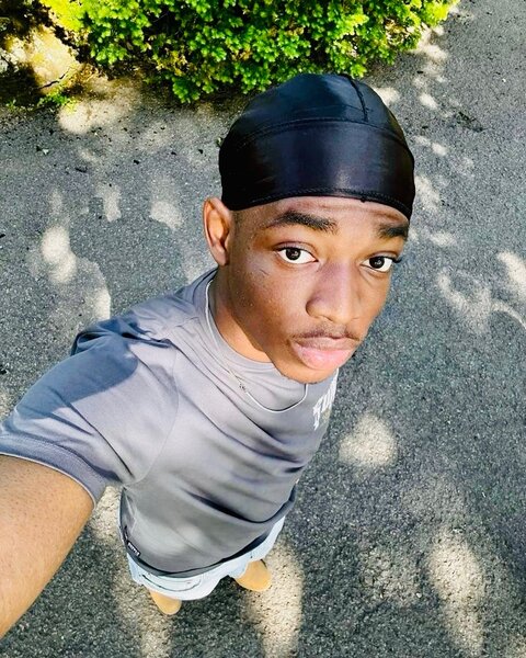 Black silk durag