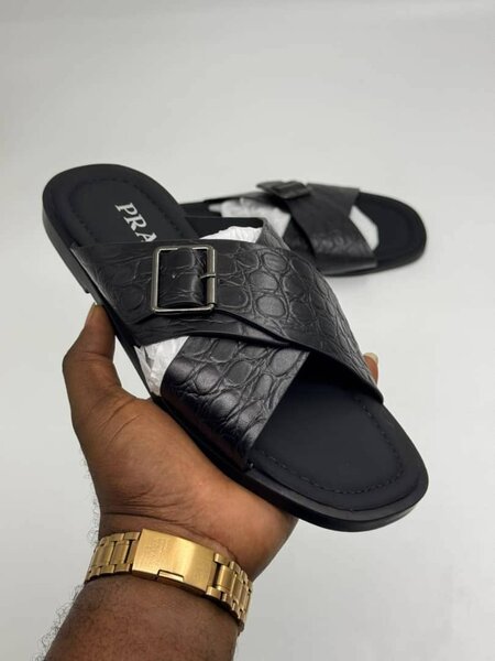 Men Leather Slippers