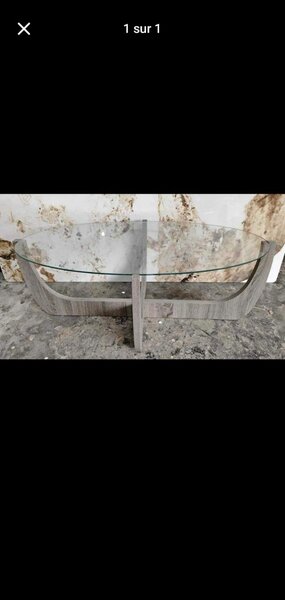 Table basse en verre moderne