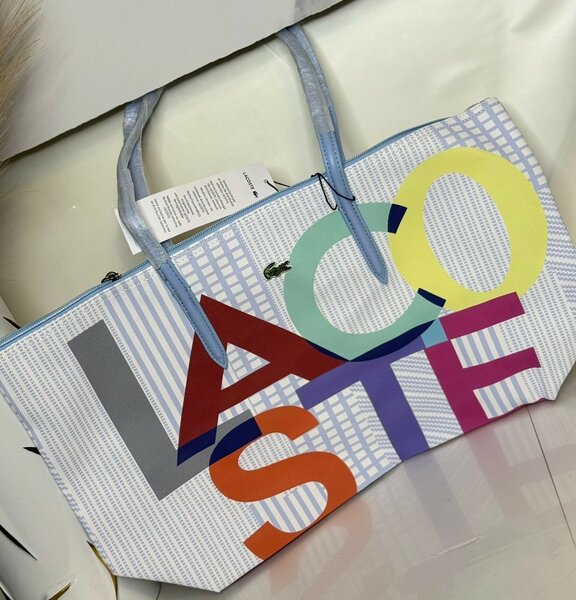 Sac cabas Lacoste coloré