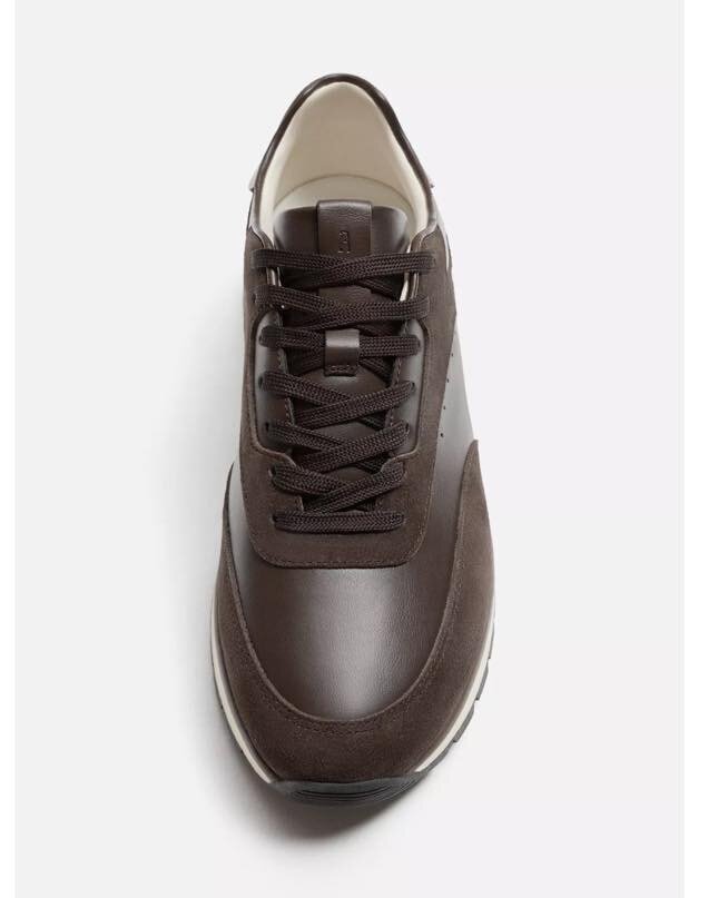 Baskets décontractées marron homme