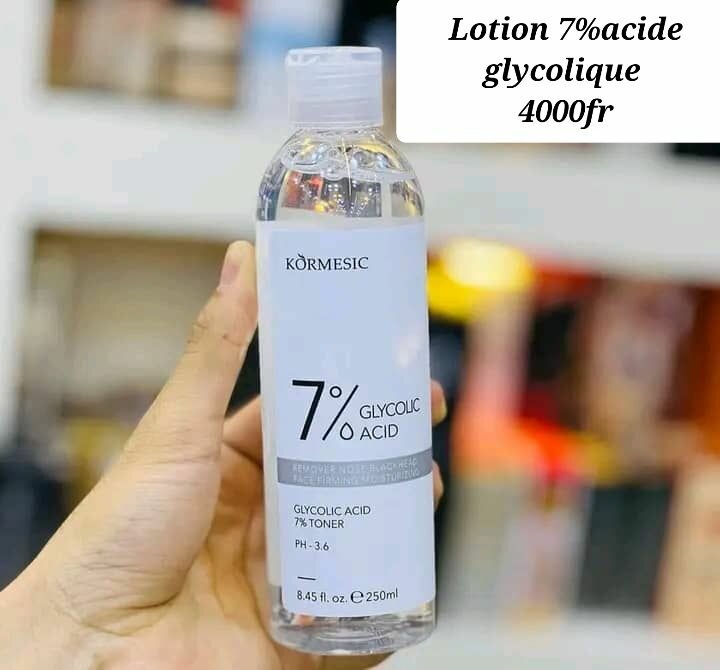 Lotion 7% acide glycolique
