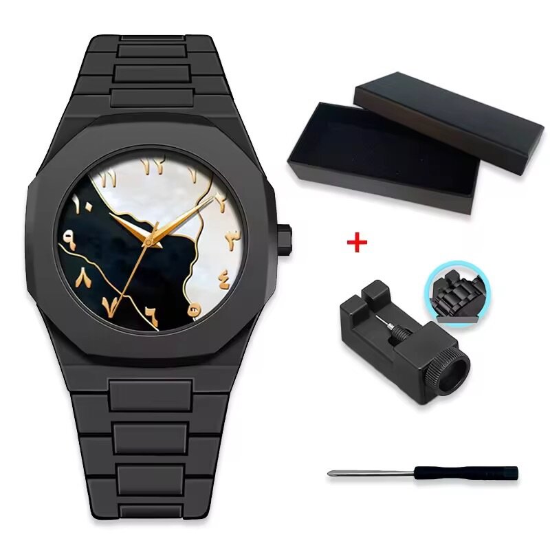 Montre élégante en acier inoxydable
