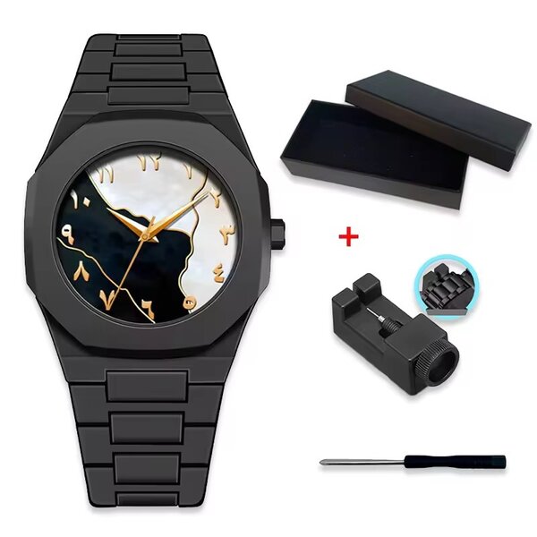 Montre élégante en acier inoxydable