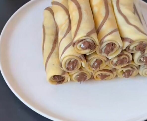 Délicieux Crêpes au Chocolat