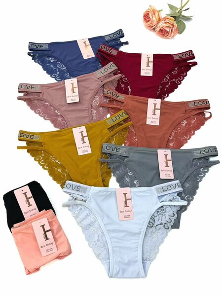 Culottes en dentelle colorées