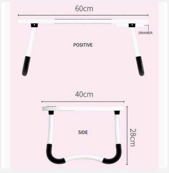 Table de Lit Pliable Portable