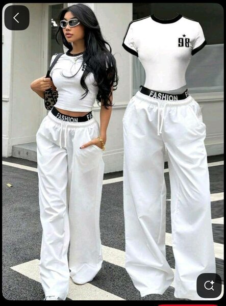 Ensemble de sports féminin blanc