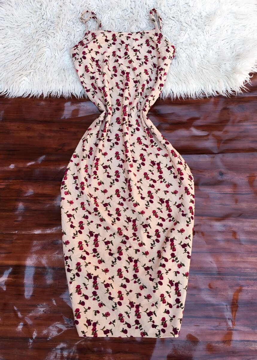 Floral sleeveless dress