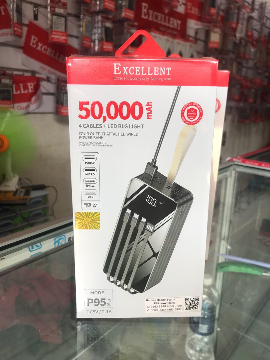 Excellent 50000mah PowerBank