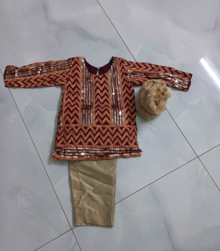 Kids gota shalwar kameez