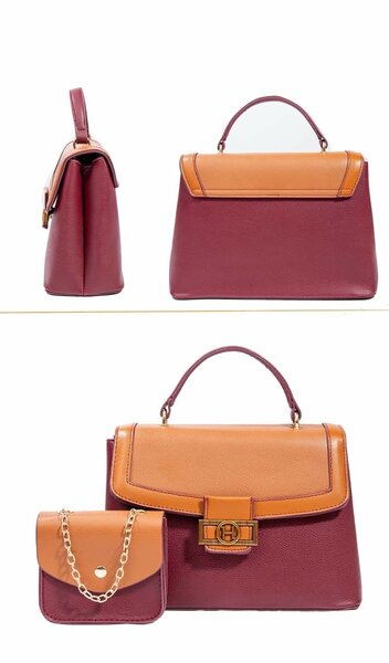 Sac à main en simili cuir