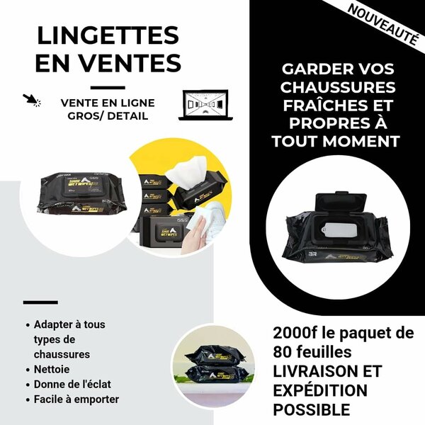 Lingette pour chaussure