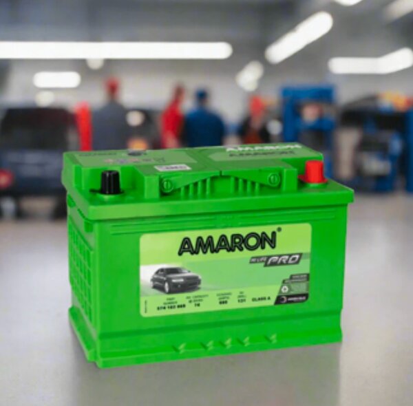 Amaron 15 Plate Hi-Life Pro Car Battery 74AH - DIN74 / 57410