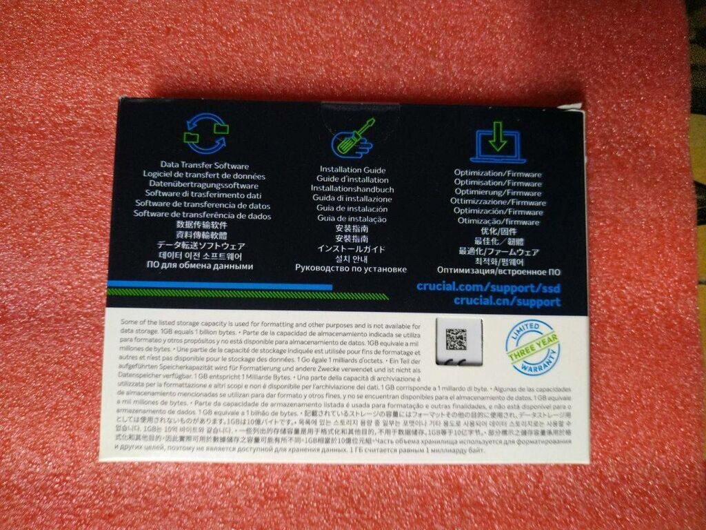 240 ГБ Твердотельный накопитель SSD Crucial BX 240 ГБ SATA