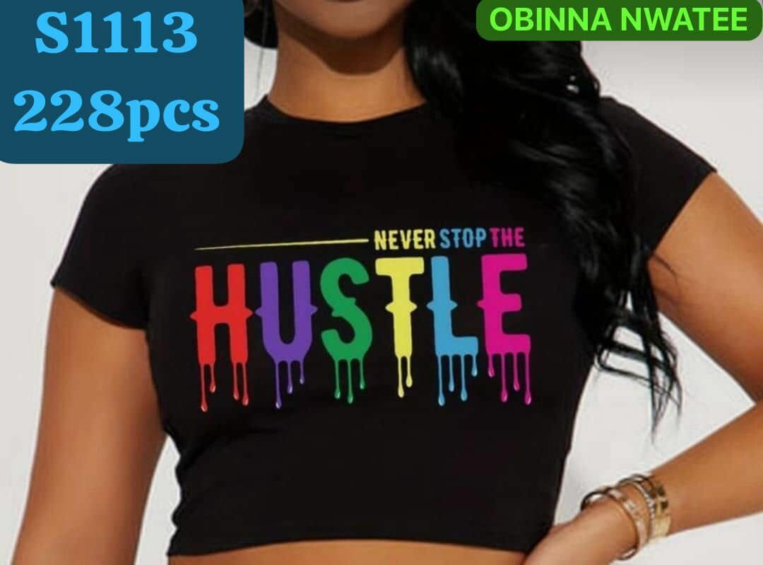 Trendy Graphic Crop Tops