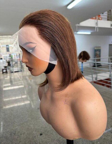 Perruque Lace Front Bob Coloré