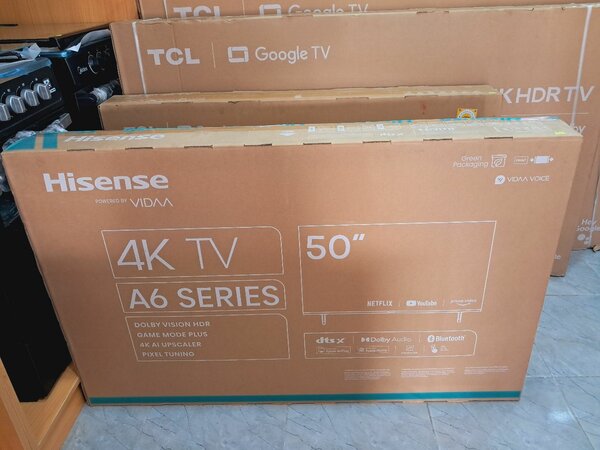 Hisense 50" Smart 4K T2 Television