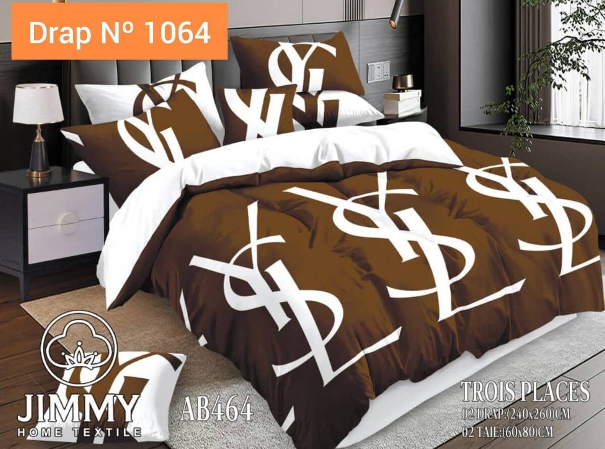 Parure de Lit Luxe 3 Pièces