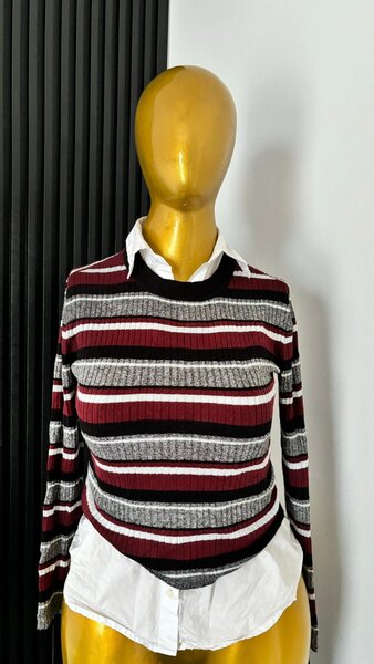 Pull rayé femme élégant