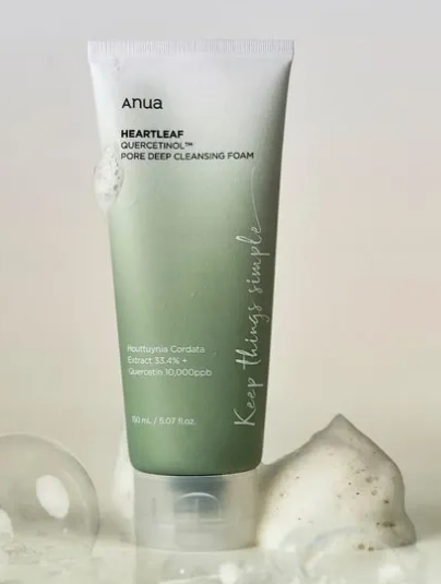 ANUA Heartleaf Quercetinol Pore Deep Cleansing Foam