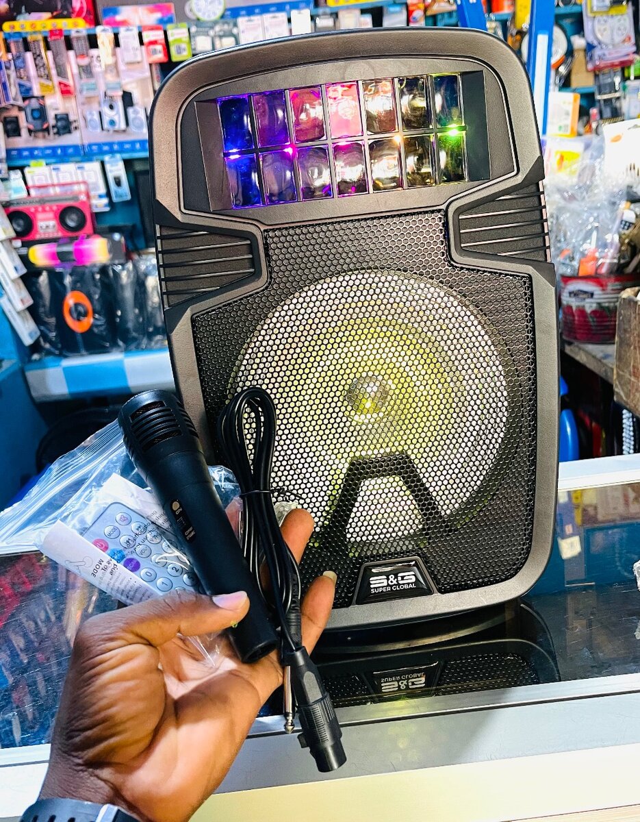 Power Haut Parleur Audio - USB-FM RADIO + 1 Micro