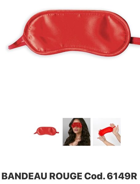 Bandeau de Nuit Rouge & menote