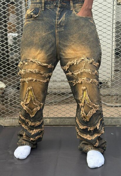 Jean streetwear décontracté