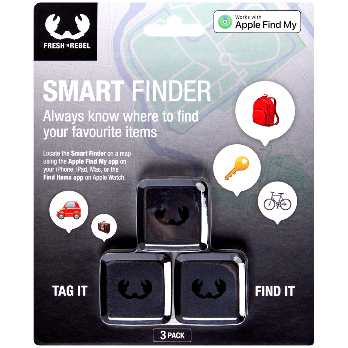 Balises connectées Fresh ’n Rebel 3 pièces