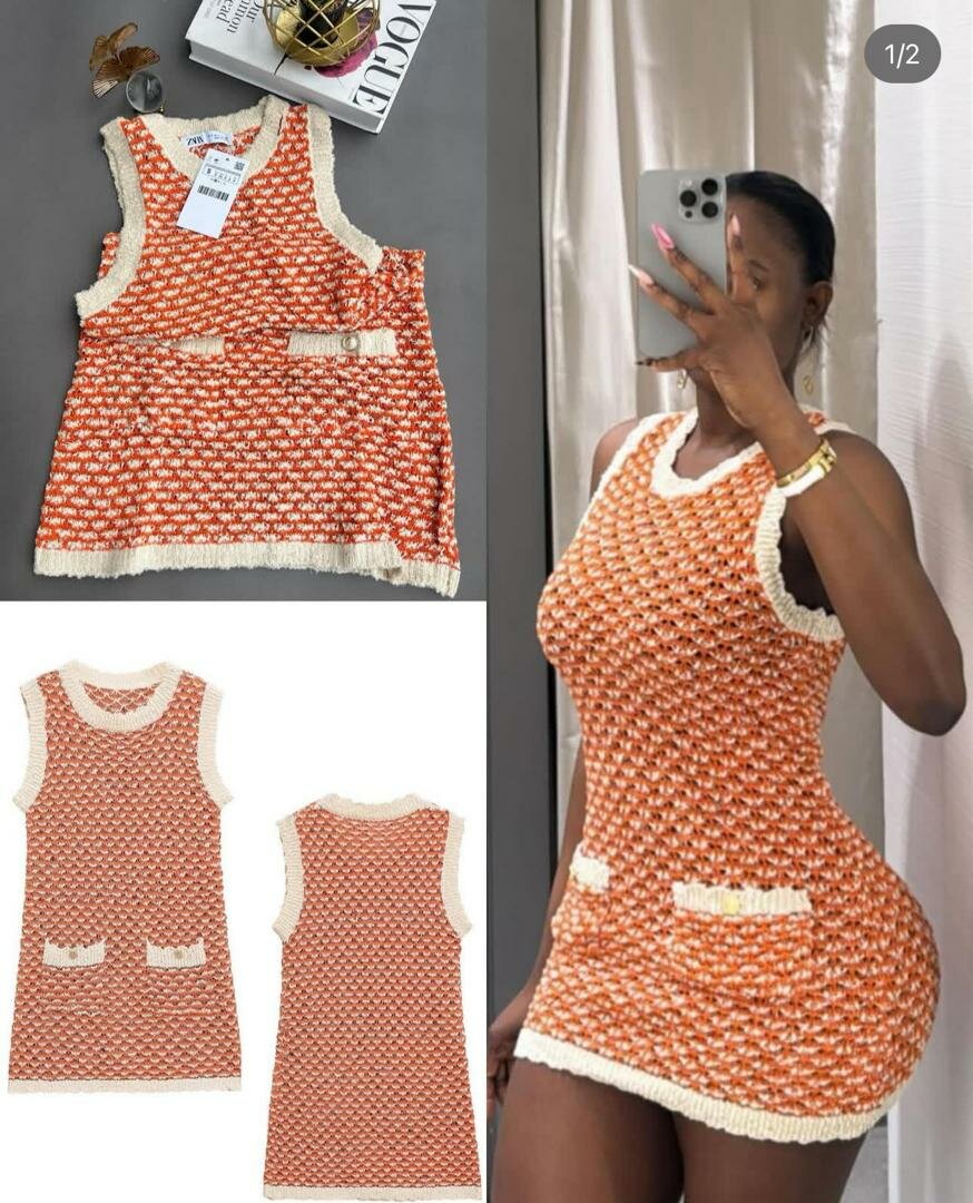 Robe Tricot Vintage Chic