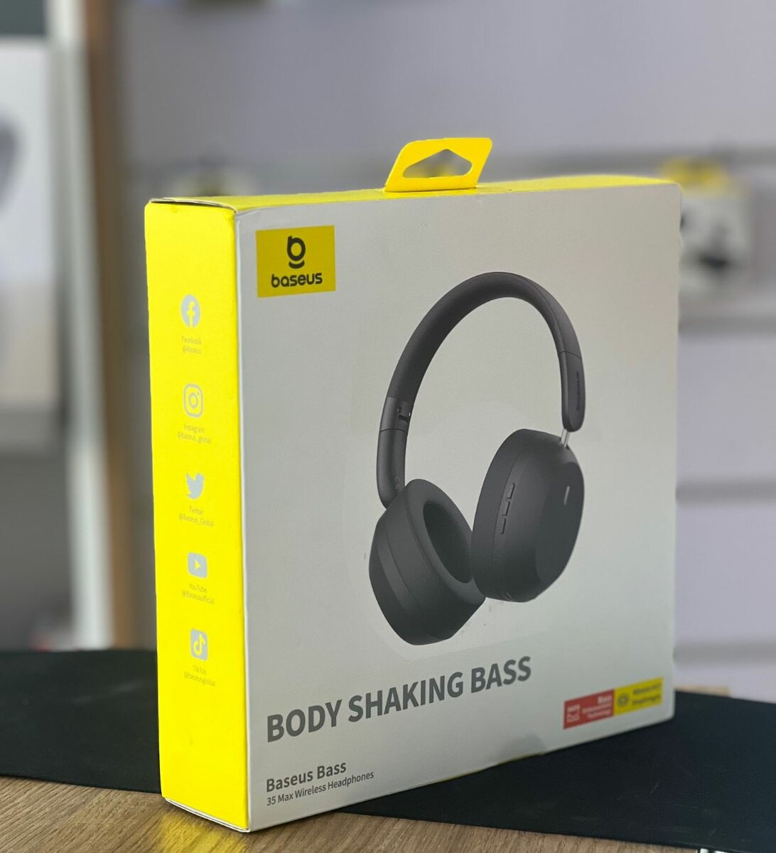 Baseus Bass 35 Max Wireless Headphones - Twilight Grey
