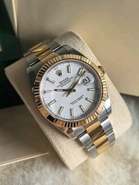 Montre Luxueuse en Or et Acier