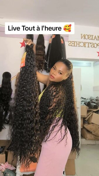 Postiche frisé long 32