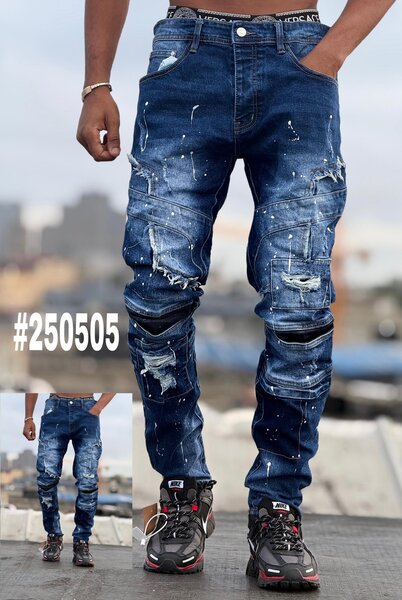 Jeans décontractés vintage homme