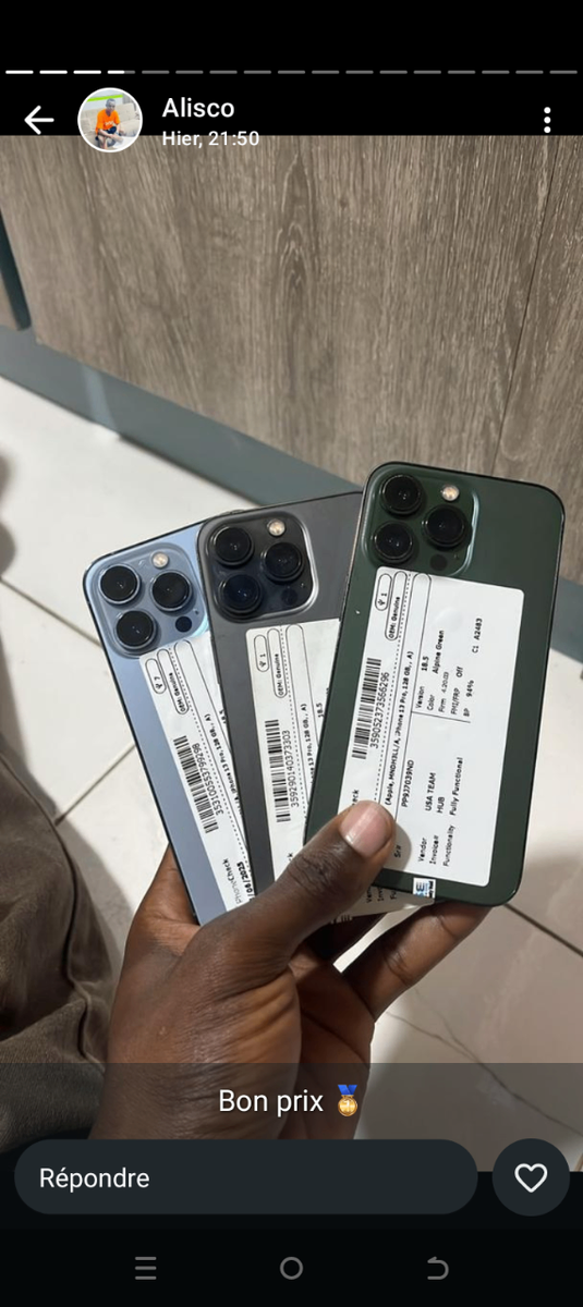 Smartphones dernier cri