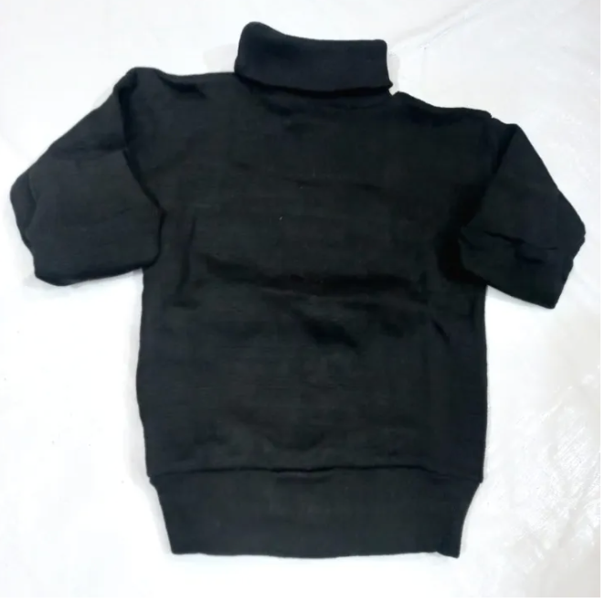 Kids High Neck Black color inner wear (1 to 3 Yrs)