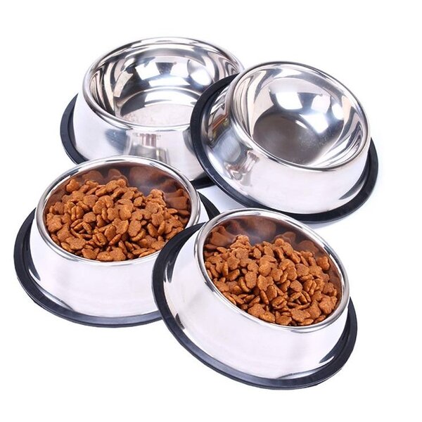 Gamelles en acier inoxydable pour animaux