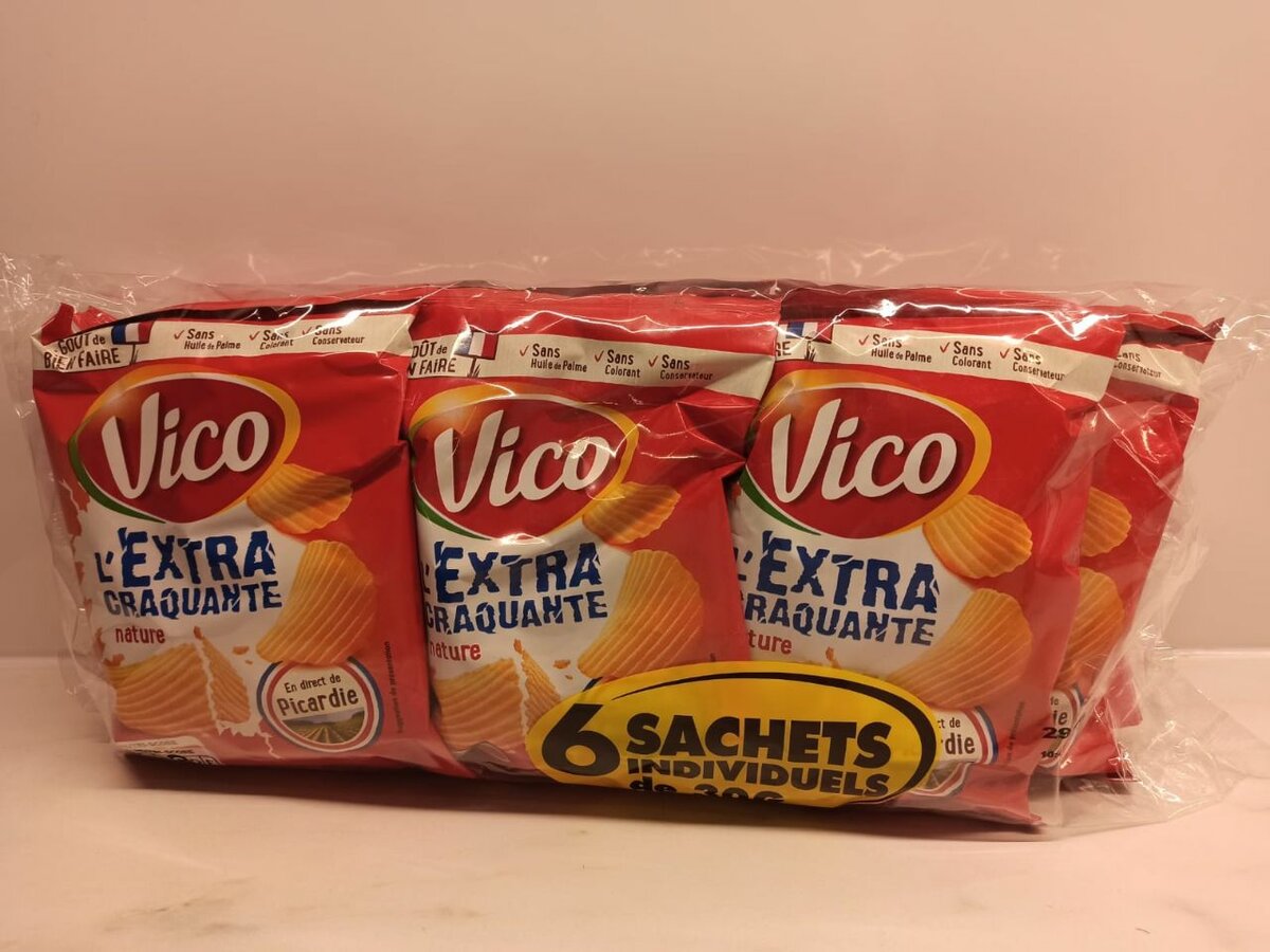 Chips Extra Craquante Vico ×6