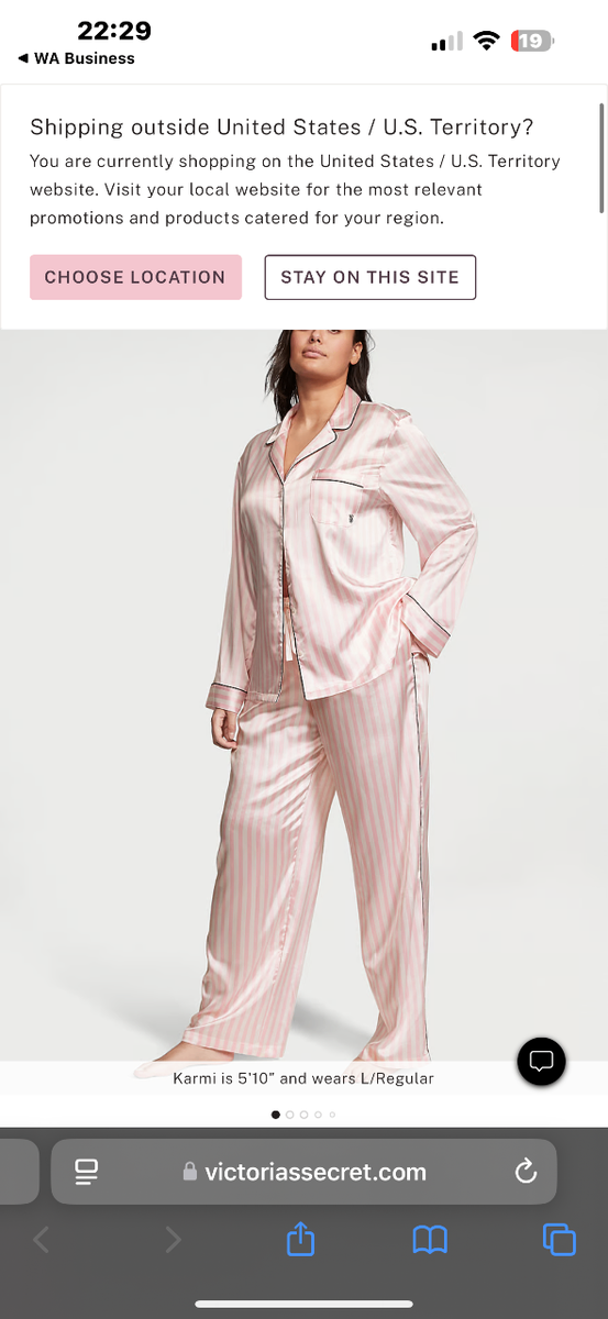 Пижама VS в размере L