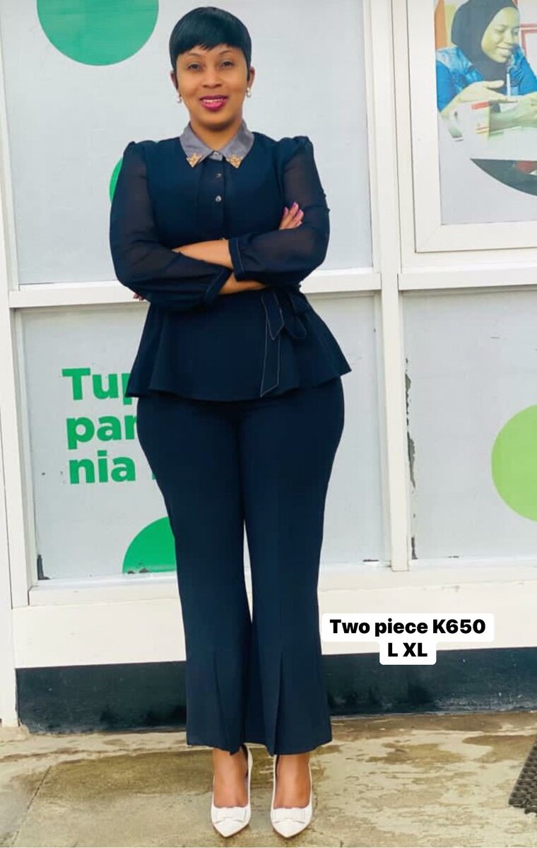 Women's set with black trousers