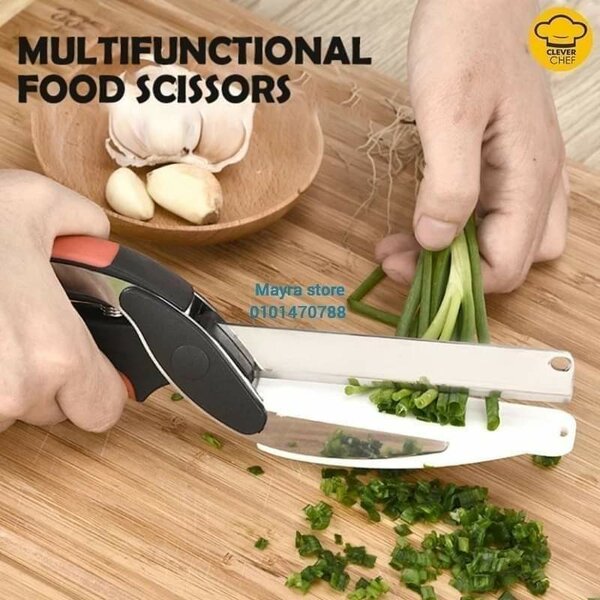 Planche à découper et couteau 2 en 1