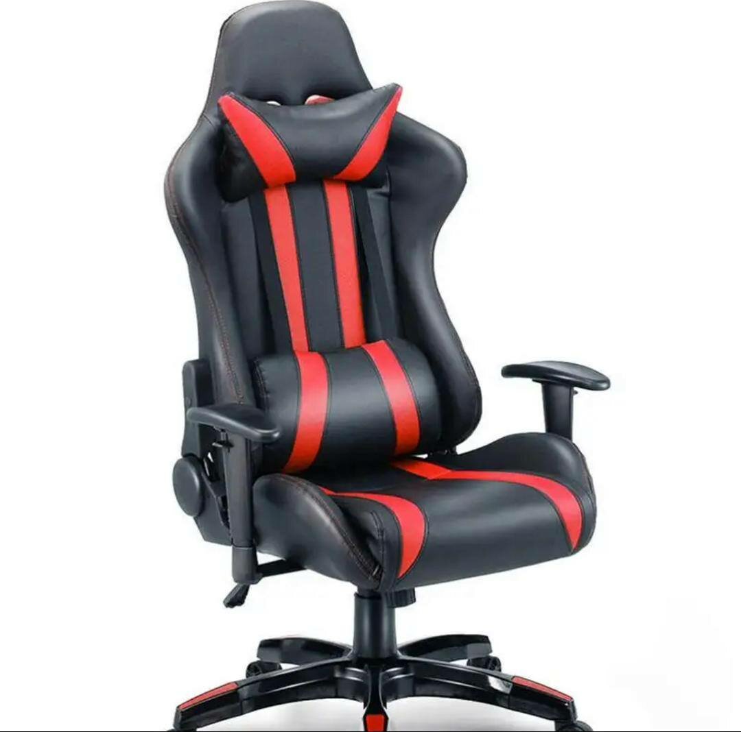 Chaise gaming – Réglable Pivotant – avec coussin et dossier