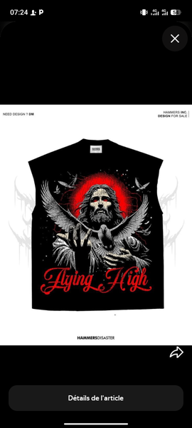 Débardeur "Flying High" Rock