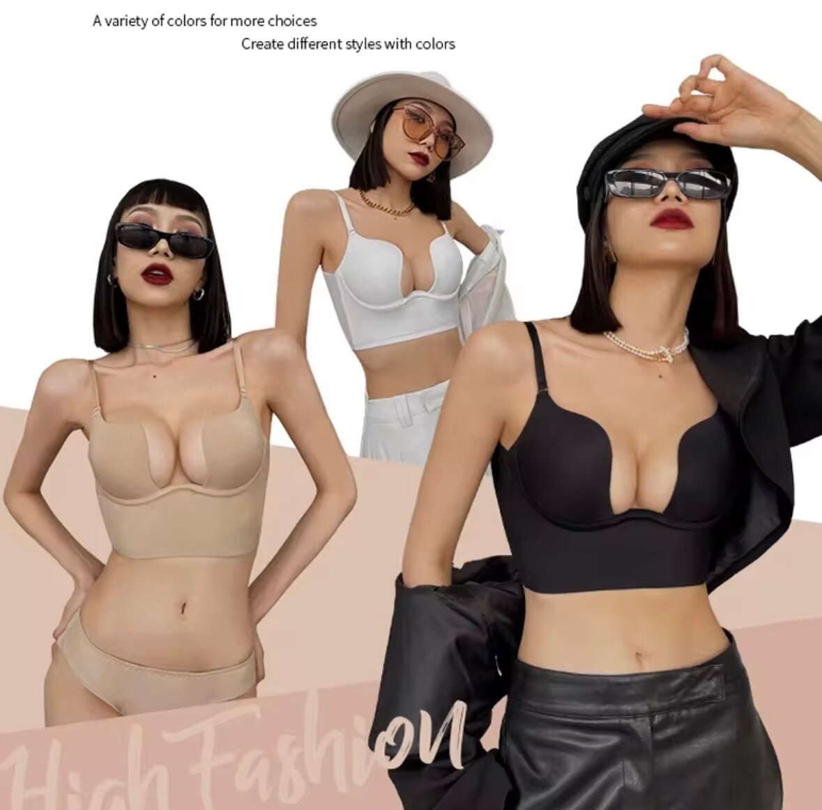 Soutien-gorge Push-up Confortable