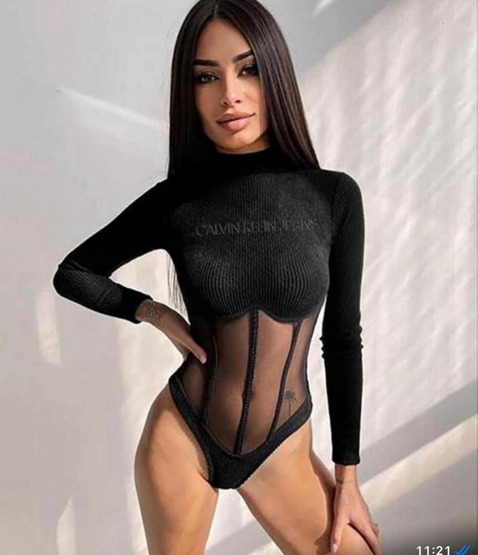 Body femme élégant manches longues