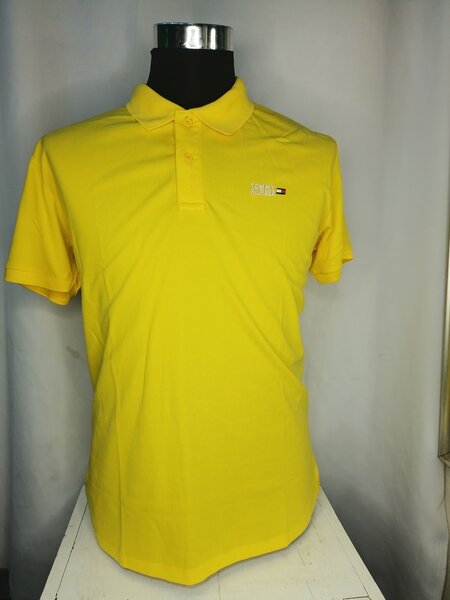 Nice men's polo shirt yellow