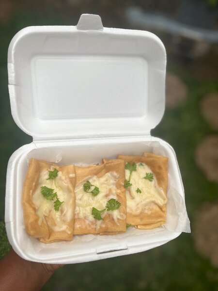 Crêpe jambon fromage