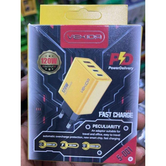 Chargeur rapide 120W USB