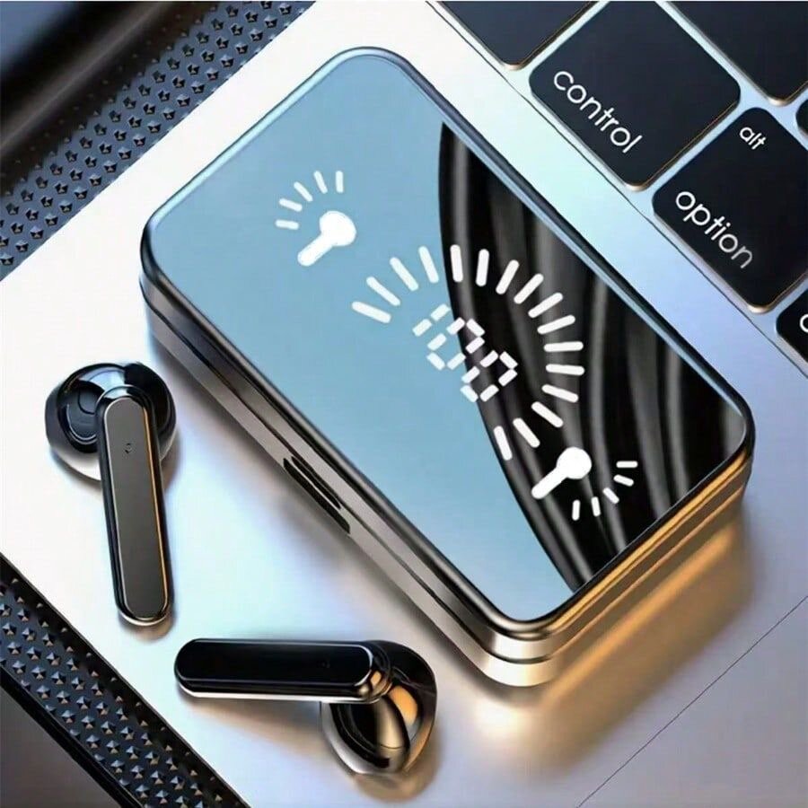 Wireless Earbuds with LED Display